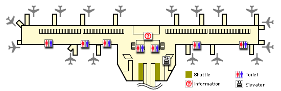 Satellite Departure Concourse